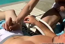 Detached anal masturbating stories Zack &amp_ Mike - Jackin by the Pool