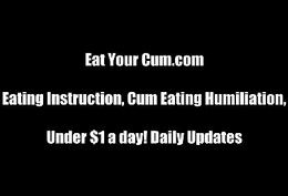 Eat your cum right off our gut CEI