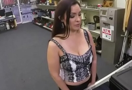 Big ass Latina milf fucked non-native behing with respect to hammer away pawnshop