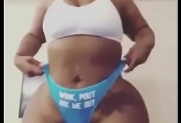 Fat ebony booty