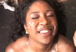 Group Of White Facual cumshots for Unconscionable Girl 5