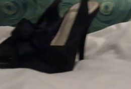 Fucking my girlfriend'_s slingback heels